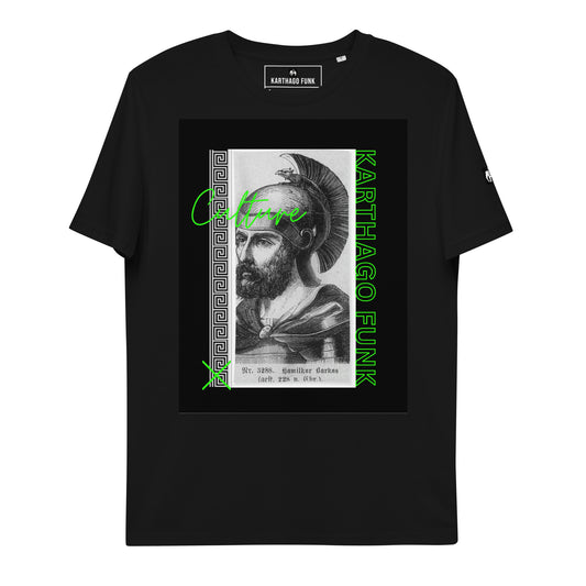 Unisex organic cotton Karthago-Funk T-shirt (Hannibal culture) حنبعل