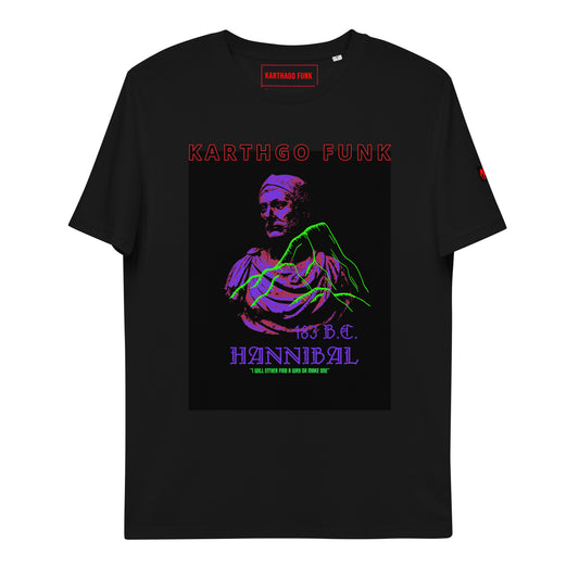 Unisex organic cotton Karthago-Funk T-shirt (Hannibal Barca ) حنبعل بركه - KarthagoFunk