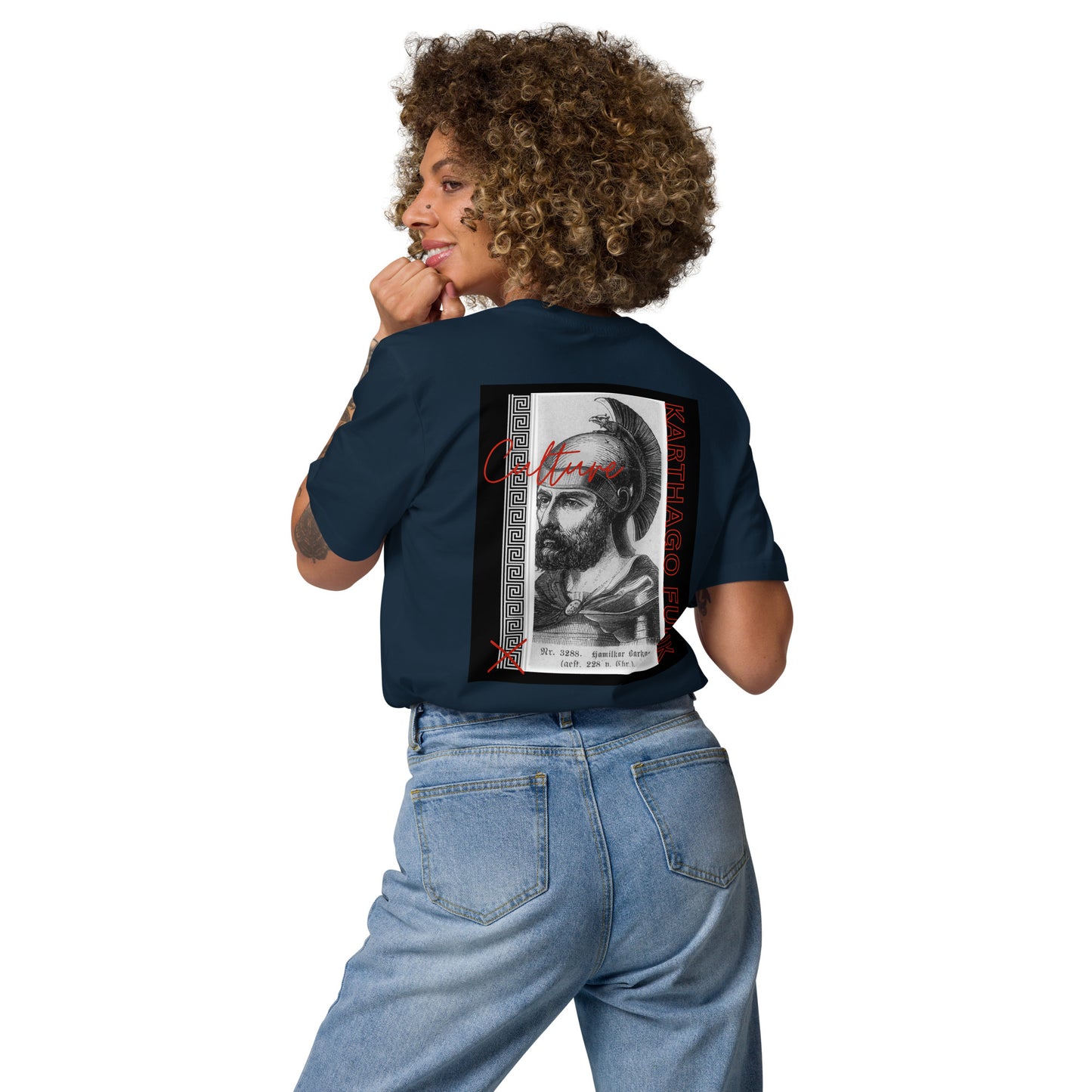 Unisex organic cotton Karthago-Funk T-shirt (Hannibal culture) حنبعل - KarthagoFunk
